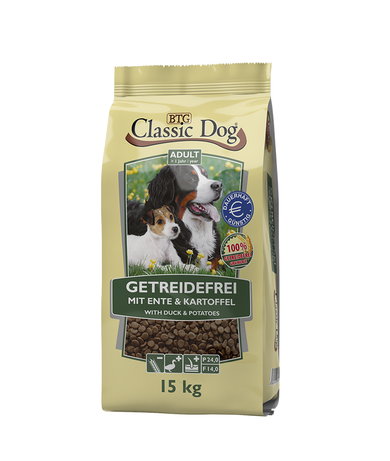 4260104076912_Cla Dog Ente & Kartoffel getreidefrei 15kg-800px